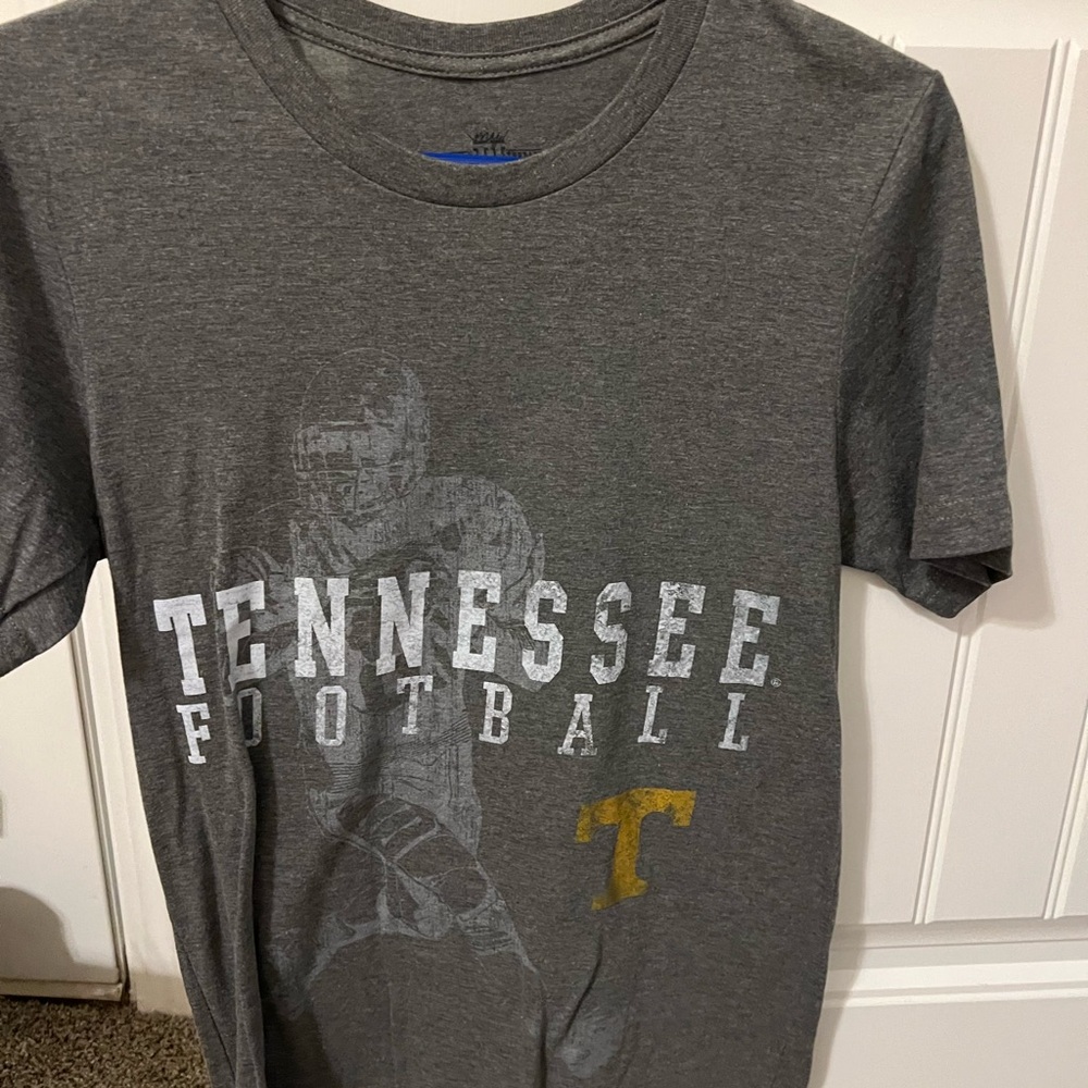 Gray Short Sleeve Tennessee Football Tee